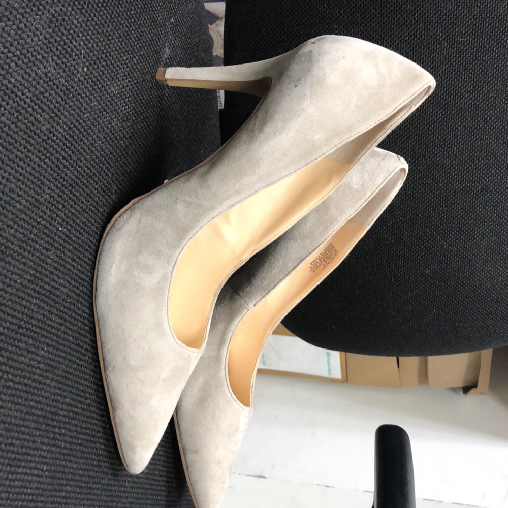 Vince Camuto suede pump heels.
